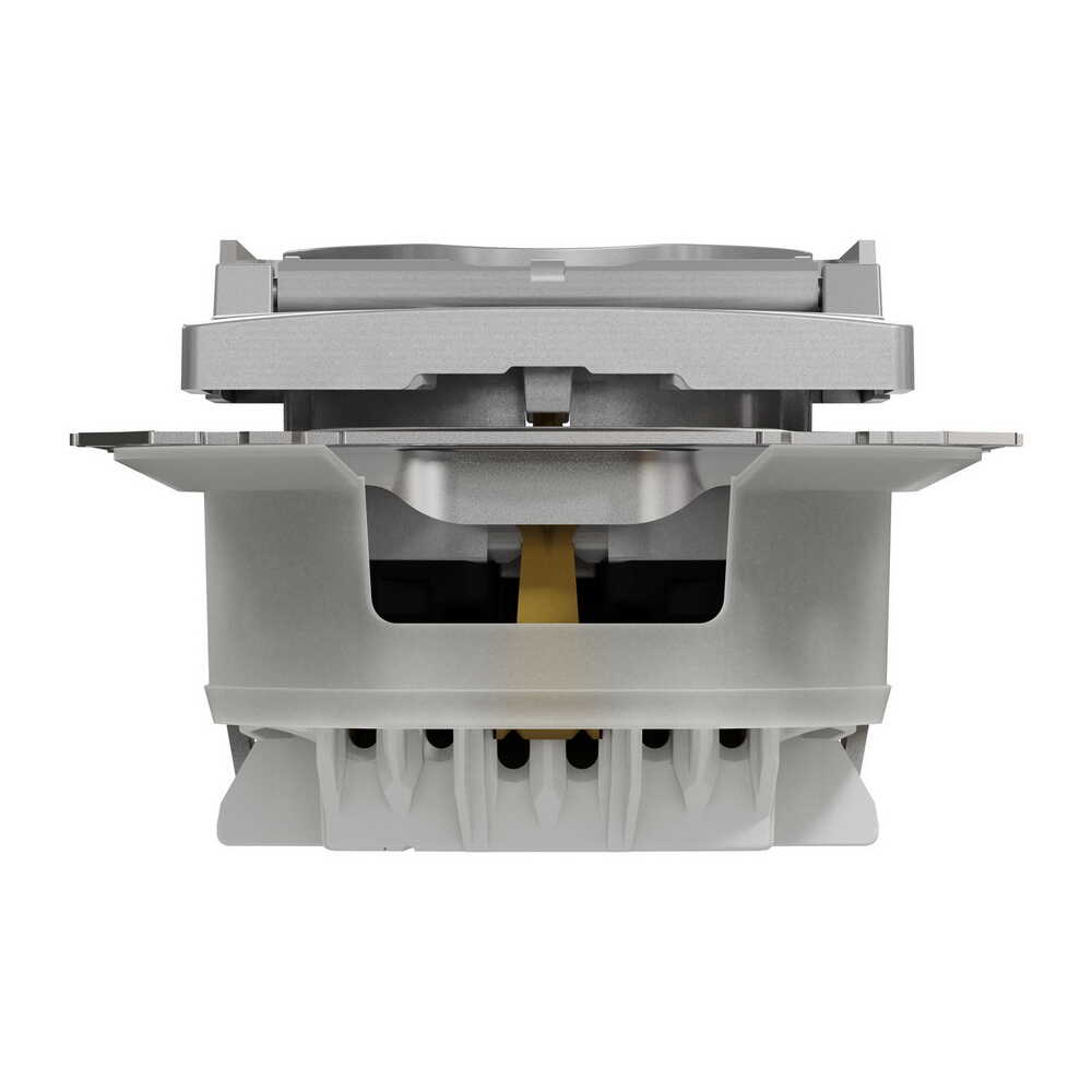 Розетка Schneider Sedna Design алюміній 1-на з заземленням з шторками та кришкою IP44 ( SDD213024 )